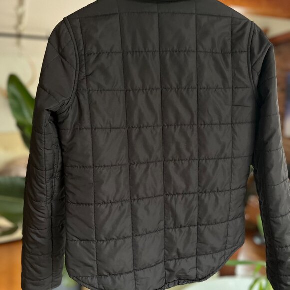 Black Quilted Snap-Front BDG Jacket - Picture 3 of 5